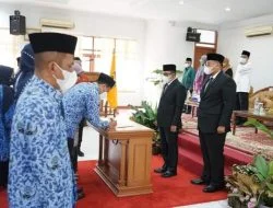 Pejabat Eselon III dan IV di Lantik Bupati