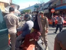 Cegah Penyebaran Omicron, Tim Yustisi Razia Warga Tak Bermasker