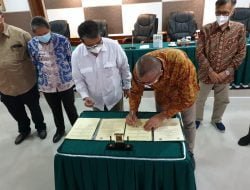 Wako Riza Falepi MoU Dengan Rektor Unand Untuk Pengembangan Universitas