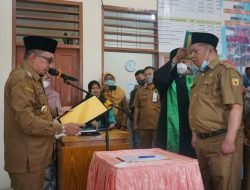 Bupati Eka Putra Lantik Yendri Chan sebagai Pj. Wali Nagari Jaho