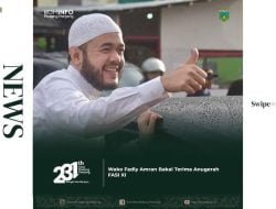 Wako Fadly Amran Bakal Terima Anugerah FASI XI
