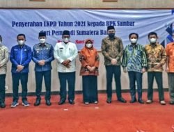 BPK Berikan Apresiasi Kepada LKPD Pasaman 2021