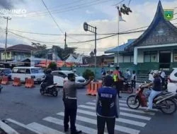 Jelang Berbuka Puasa Dishub Lakukan Pengaturan Lalu Lintas