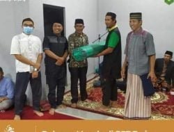 Delapan Musholla di PPT Terima Bantuan dari TSR Kecamatan Berupa Tikar Shollat