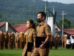 Hari Pertama Masuk Kerja, ASN Ikuti Apel Pagi