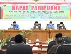 Fraksi DPRD Tanah Datar Sampaikan Pandangan Umum Terhadap Ranperda APBD 2021