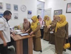 DPK Lakukan Pengawasan Arsip Dinas Kominfo