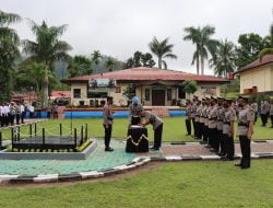 Kapolres Ruly Indra Wijayanto Pimpin Serah Terima Waka, Kasat, Kapolsek