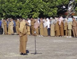 Kadis Kominfo Pimpinan Apel Gabungan