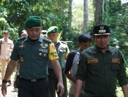 Ketua Tim Wasev Kunjungi Lokasi TMMD Didamping Bupati Eka