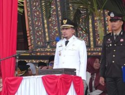 Upacara HUT RI ke 77 di Istano Basa Pagaruyung