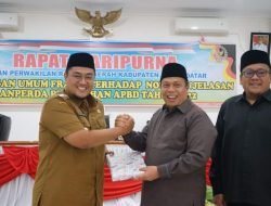 Fraksi DPRD Sampaikan Pandangan Umum Terkait Ranperda Perubahan APBD Tahun 2022