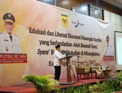 Bupati Eka Putra Dukung Ekonomi Keuangan Syariah berlandaskan ABS-SBK