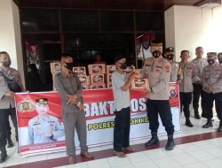 Menyikapi Adanya Kenaikan BBM, Polres Solok Kota Salurkan Bantuan Sosial