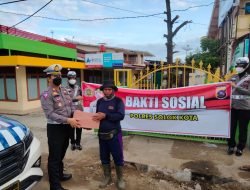 Polres Solok Kota Melaksanakan Bakti Sosial