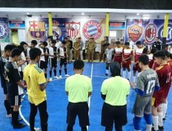 Kick Off Pertanda Mulainya Kejuaraan Futsal Bupati Cup Tingkat SLTA