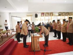 Wagub Sumbar Lantik Bupati Mabicam Gerakan Pramuka Tanah Datar