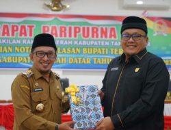 Ranperda APBD Tahun 2023 di Sampaikan Bupati