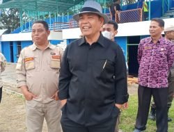 Bupati Tinjau Persiapan Lapangan Sepak Bola Bupati Cup 2022