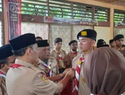 Wabup Sabar AS kukuhkan Dewan Kerja dan Brigade Penolong Gerakan Pramuka Kwarcab 0308 Pasaman
