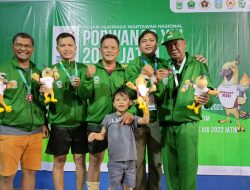 Tim Tenis Meja Meraih Satu Emas Satu Perak Dua Perunggu di PORWANAS 2022 Malang