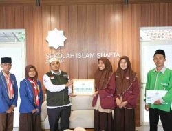 Bantu Bencana Cianjur, SMA Shafta Donasi Lewat Lazisnu