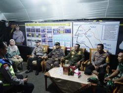 BUPATI EKA PUTRA BERSAMA FORKOPIMDA TINJAU POSKO PENGAMANAN TAHUN BARU