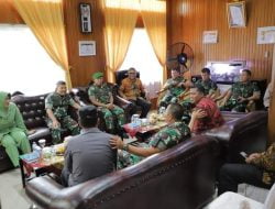 PANGDAM I/BUKIT BARISAN DISAMBUT WAKIL WALI KOTA SOLOK