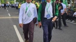 PWNU SUMBAR IKUTI GERAK JALAN SEHAT BERSAMA PRESIDEN JOKOWI DODO