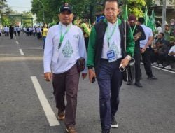 PWNU SUMBAR IKUTI GERAK JALAN SEHAT BERSAMA PRESIDEN JOKOWI DODO