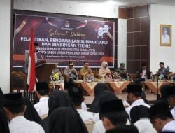 BUPATI SOLOK HADIRI PELANTIKAN PPS