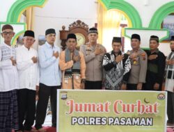 POLRES PASAMAN ADAKAN JUMAT CURHAT DI NAGARI AIR MANGGIS