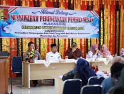 MUSRENBANG KECAMATAN LUBUK SIKARAH BAHAS 14 USULAN