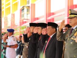 WAWAKO SOLOK HADIRI PERINGATAN HUT SATPOL PP, DAMKAR DAN SSATLINMAS