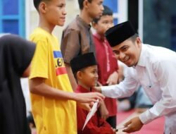 WAWAKO SOLOK SERAHKAN SANTUNAN ANAK YATIM DAN BERBUKA BERSAMA