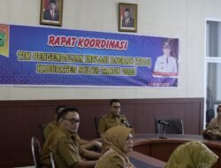 PEMKAB SOLOK IKUT RAKOR TPID MELALUI VIDIO CONFERENCE