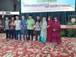 SMP NEGERI 2 PADANG GELAR HALAL BI HALAL  ALUMNI LINTAS ANGKATAN