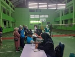 55 CHJ IKUTI PENGUKURAN  TES KEBUGARAN KESEHATAN