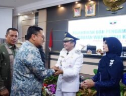 Wabup Richi Aprian sampaikan ucapan selamat kepada Ekos Albar