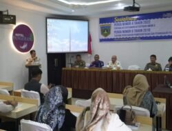 BPBD Kesbangpol dan Satpol PP Damkar Sosialisasikan Berbagai Peraturan
