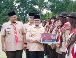 Bupati Eka Putra :  Pramuka Menumbuhkan Rasa Kebersamaan
