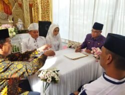 Pejabat Wako Rida Ananda Jadi Saksi Nikah