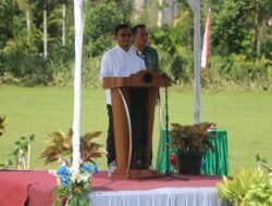 Danlantamal II Teluk Bayur Pimpin Upacara Penutupan TMMD/N
