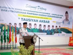 PDM dan PDA Kota Payakumbuh Dikukuhkan, Rida Ananda