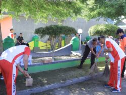 Polres Limapuluh Kota Revitalisasi Surau Tuo Nagari Taram