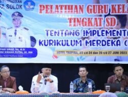 WAKO SOLOK BUKA PELATIHAN IMPLEMENTASI KURIKULUM MERDEKA