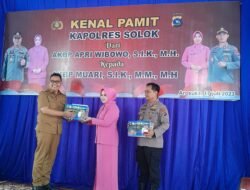 BUPATI SOLOK HADIRI SERTIJAB KAPOLRES SOLOK