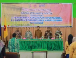 PEMKO SOLOK KUCURKAN DANA SEBESAR Rp.1,5 MILYAR UNTUK PEMBANGUNAN UMMY