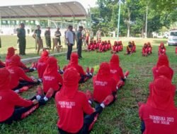 DANDIM 0309 SOLOK MONITORING PELAKSANAAN PELATIHAN PASKIBRAKA