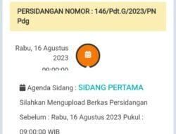 PN Padang Akan Memulai Sidang Gugatan Joni Terhadap Gubernur Sumbar